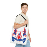 Tote Bag — Patriotic 'God Money Power' Religious Graphic Tote