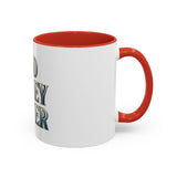 God Money Power Accent Coffee Mug - Inspirational Faith & Prosperity Ceramic Mug (11/15oz)