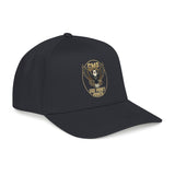 Eagle Emblem Baseball Cap — Gold Shield Rustic Outdoor Hat