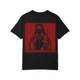 Jesus with Mask T-Shirt — "God Money Power" Graphic Tee