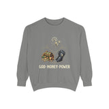 God Money Power Sweatshirt — Religious Inspirational Crewneck