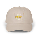 Classic Dad Cap – God Money Power Gold Foil "Got Money Problems" Embroidered Baseball Hat