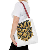 Good Money Power Gold Block Tote