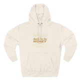 Hoodie — “Put GOD First, Hustle For The MONEY” Motivational Religious Graphic Hoodie