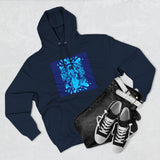 Hoodie - 'God Money Power' Graphic Fleece Pullover