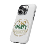 Phone Case — "God Money Power" Inspirational Religious Design