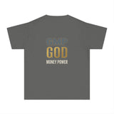 Youth Tee — "GMP GOD" Inspirational Christian Graphic Shirt
