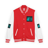 Letterman Jacket — "GOD MONEY POWER" Retro Graphic Varsity Jacket