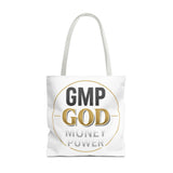 GMP God Tote Bag - 'GOD' Gold Emblem Canvas Tote