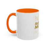 Inspirational Coffee Mug — “Put God First, Hustle for the Money”