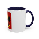 God Money Power Coffee Mug — Bold Red Retro Palm Design (11/15oz)