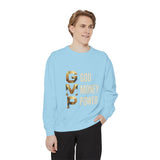 Sweatshirt — G.M.P. Gold Logo "God Money Power" Casual Graphic Sweatshirt