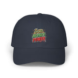 Dad Cap — God, Money, Power Graphic Embroidered Hat