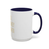Coffee Mug — G.M.P. (God Money Power) Gold Accent Ceramic Mug