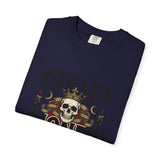 God Money Power- Skull T-Shirt — Gothic Skull Graphic Tee
