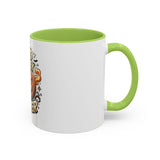 God Money Power- Pumpkin Coffee Mug — Halloween Accent Mug (11/15oz)