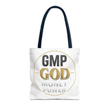 GMP God Tote Bag - 'GOD' Gold Emblem Canvas Tote