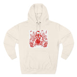 Three-Panel Fleece Hoodie