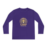 Youth Long Sleeve Tee — Gold Lion 'GMP' Athletic Team Shirt
