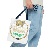 GMP GOD Money Power Tote Bag — Bold Financial Empowerment Canvas Tote