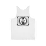 Jesus Money Graphic Tank - Vintage Dollar Note Design