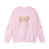 GMP 'God Money Power' White Crewneck Sweatshirt