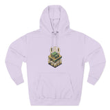 God Power Hoodie — Retro 3D Faith Graphic Fleece Hoodie