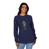 God Money Power Raglan Sweatshirt — Faith & Ambition Graphic Crewneck