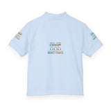 Youth Polo Shirt — "GIVE GOD" Inspirational Church Youth Uniform