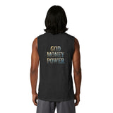 God Money Power Muscle Tank — Faith & Prosperity Graphic Tank Top