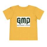 GMP "God Money Power" Toddler Tee - Kids Faith & Prosperity Shirt