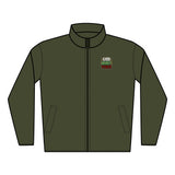 God Money Power Men's Quilted Full-Zip Jacket (Embroidery)