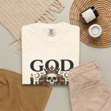 God Money Power- Skull T-Shirt — Gothic Skull Graphic Tee