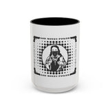 God Money Power Accent Coffee Mug – Bold Streetwear Religious Graphic (11/15oz)