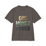 God Money Power T-Shirt — Bold Faith & Hustle Graphic Tee