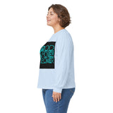 God Money Power Long Sleeve Tee — Retro Neon Graphic Faith & Hustle Shirt