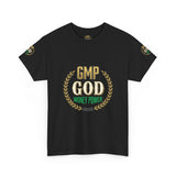GMP God Money Power Tee — Motivational Gold Laurel Graphic T-Shirt