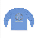 Long Sleeve Tee — Gold Monogram GMP Logo “God, Money, Power”