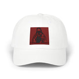 Dad Cap — Red Glitter Sacred Heart Embroidered Baseball Hat