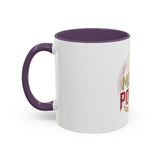 God Money Power Accent Coffee Mug — Motivational Faith & Wealth Design (11/15 oz)