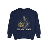 God Money Power Sweatshirt — Religious Inspirational Crewneck