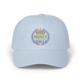 God Money Power- Embroidered Dad Cap