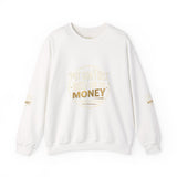 Crewneck Sweatshirt — Put Out Fires, Invest In Money Gold Logo