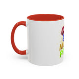 GMP God Money Power Accent Coffee Mug — Colorful Motivational Tea Cup (11/15 oz)