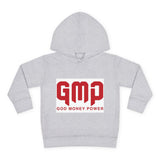 Toddler Hoodie — 'GMP' God Money Power Red Logo Pullover
