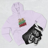 God Money Power Hoodie — Graphic Fleece Pullover with Crown Logo
