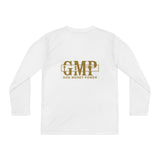 Youth Long Sleeve Tee — "GMP" God Money Power Graphic