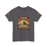 Graphic Tee — "God Money Power" Pyramid Vintage Religion Streetwear