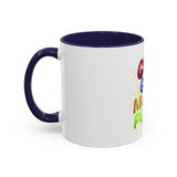 GMP God Money Power Accent Coffee Mug — Colorful Motivational Tea Cup (11/15 oz)