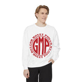 GMP Circle Logo Sweatshirt — "God Money Power" Retro Graphic Crewneck